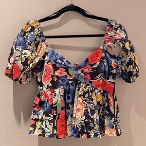 Zara Floral Top